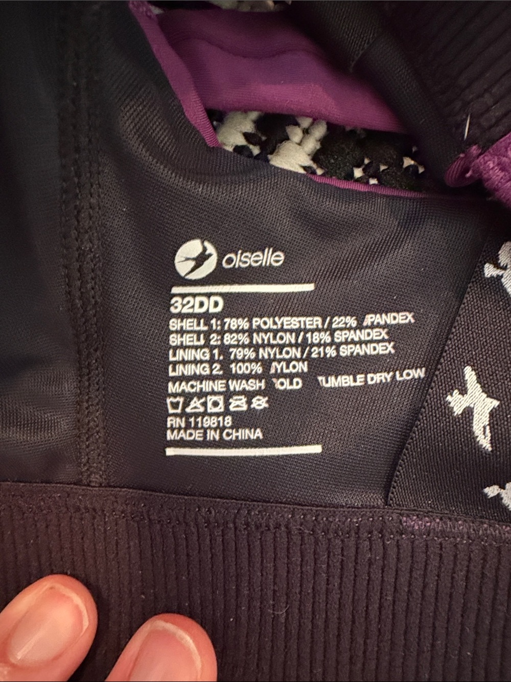 nWot Oiselle Sisters Max impact bra 32DD - Picture 3 of 3